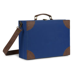 Blue laptop briefcase