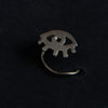 Image of Order Online Evil Eye Sterling Silver Nose Pin- gonecase.in