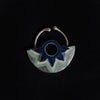 Image of Order online Ghazal Sterling Silver Hand Painted Septum Nose Pin- gonecase.in