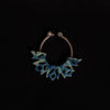Image of Order online Mandala Hand-Painted Sterling Silver Septum Nose Pin- gonecase.in