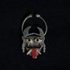 Image of Order online Nazar Battu Hand-Painted Sterling Silver Septum Nose Pin- gonecase.in