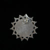 Image of Order online Sun handcrafted sterling silver earrings- gonecase.in