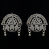 Image of Order online Tribal Silver handcrafted sterling silver earrings- gonecase.in