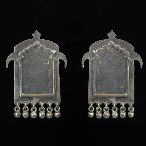 order online Jharokha handcrafted Sterling Silver Earring- gonecase.in