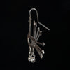 Image of Order online Peacock sterling silver handcrafted earrings- gonecase.in