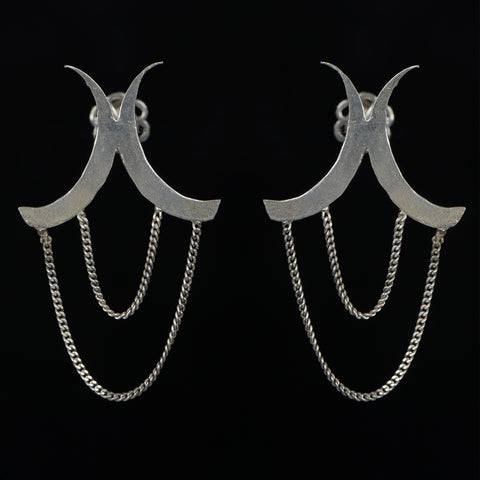 Order online Spike handcrafted sterling silver earring- gonecase.in