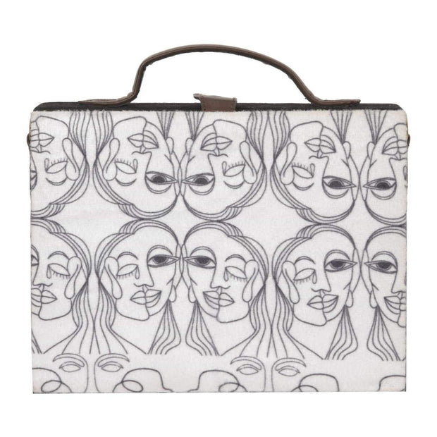Black and White Sling Bag ,, gonecasestore - gonecasestore