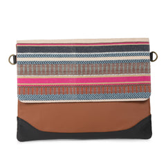 Stripes brown laptop sleeve