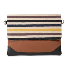 Yellow stripes laptop sleeve