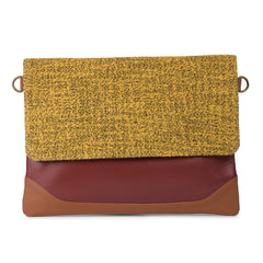 Yellow texture laptop sleeve