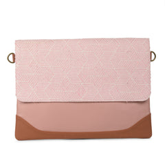 Aztec nude pink laptop sleeve bag for women