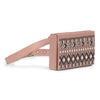 Image of Order online Chic Nude Hand Embroidered Belt Bag- gonecase.in