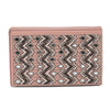 Image of Order Online Classic Nude Pink Hand Embroidered Belt Bag- gonecase.in
