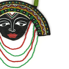 Tribal Face Hand Painted Neckpiece