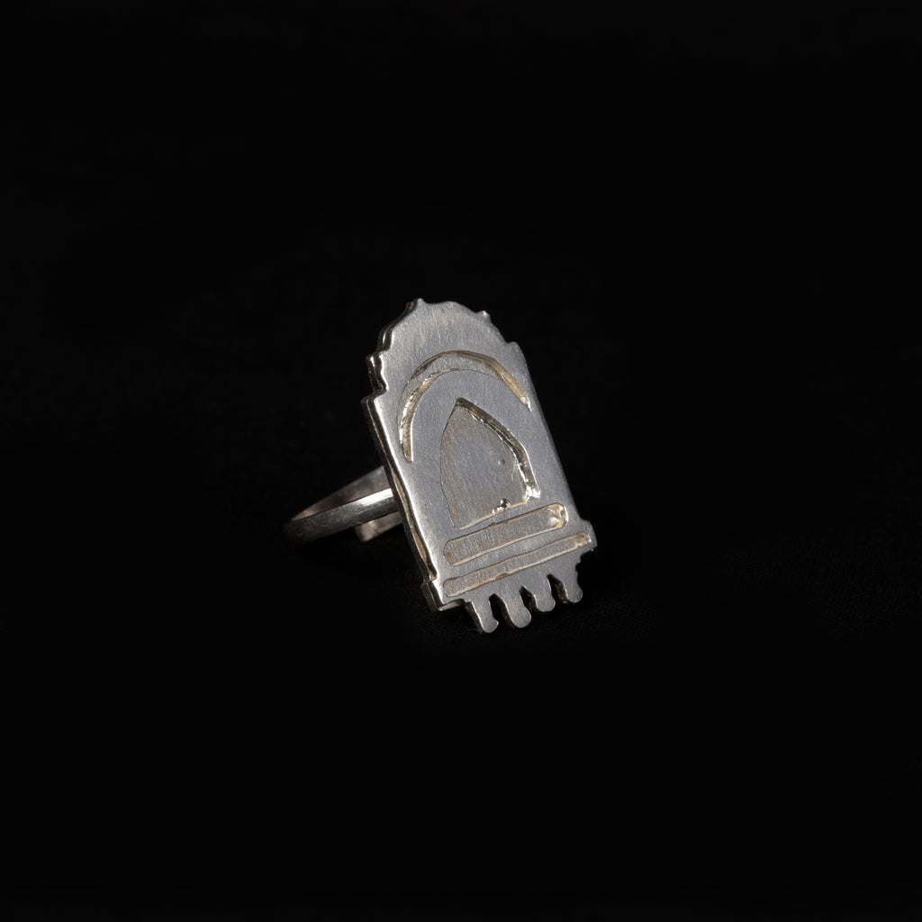 Order online Jharokha handcrafted Sterling Silver Ring- gonecase.in