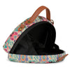 Image of Order Online Floral Pattern Half Round Bag- gonecase.in