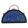 Image of order online Blue floral Hand Painted Bag- gonecase.in