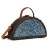 Image of Order Online Geometric Pattern Half Round Bag- gonecase.in