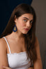 Image of Blue Gold Drop Earrings ,Earrings, GoneCase - gonecasestore