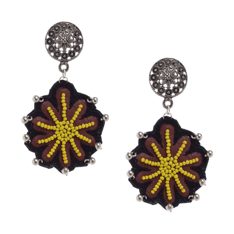 Madham Embroidered Earrings ,Earrings, GoneCase - gonecasestore
