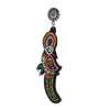 Image of Parrot Embroidered Earrings ,Earrings, GoneCase - gonecasestore