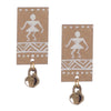 Image of Warli Hand Painted Studs ,Earrings, GoneCase - gonecasestore