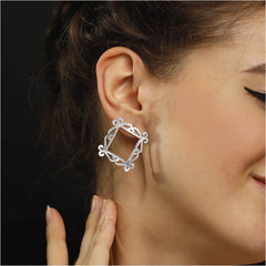 F.R.I.E.N.D.S Handcrafted Sterling Silver Earring