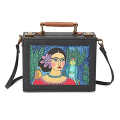 Frida Handpainted Sling Bag ,sling bag, gonecasestore - gonecasestore