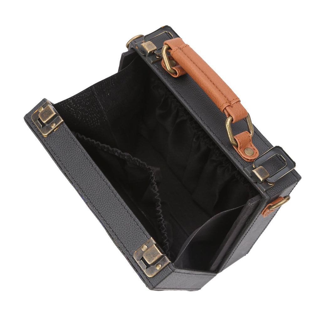 Lotus Handpainted Sling Bag ,sling bag, gonecasestore - gonecasestore