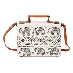 Haathi Mere Saathi Handpainted Sling Bag ,sling bag, gonecasestore - gonecasestore