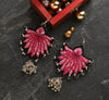 Image of Pink Lotus Earring ,Earrings, gonecasestore - gonecasestore