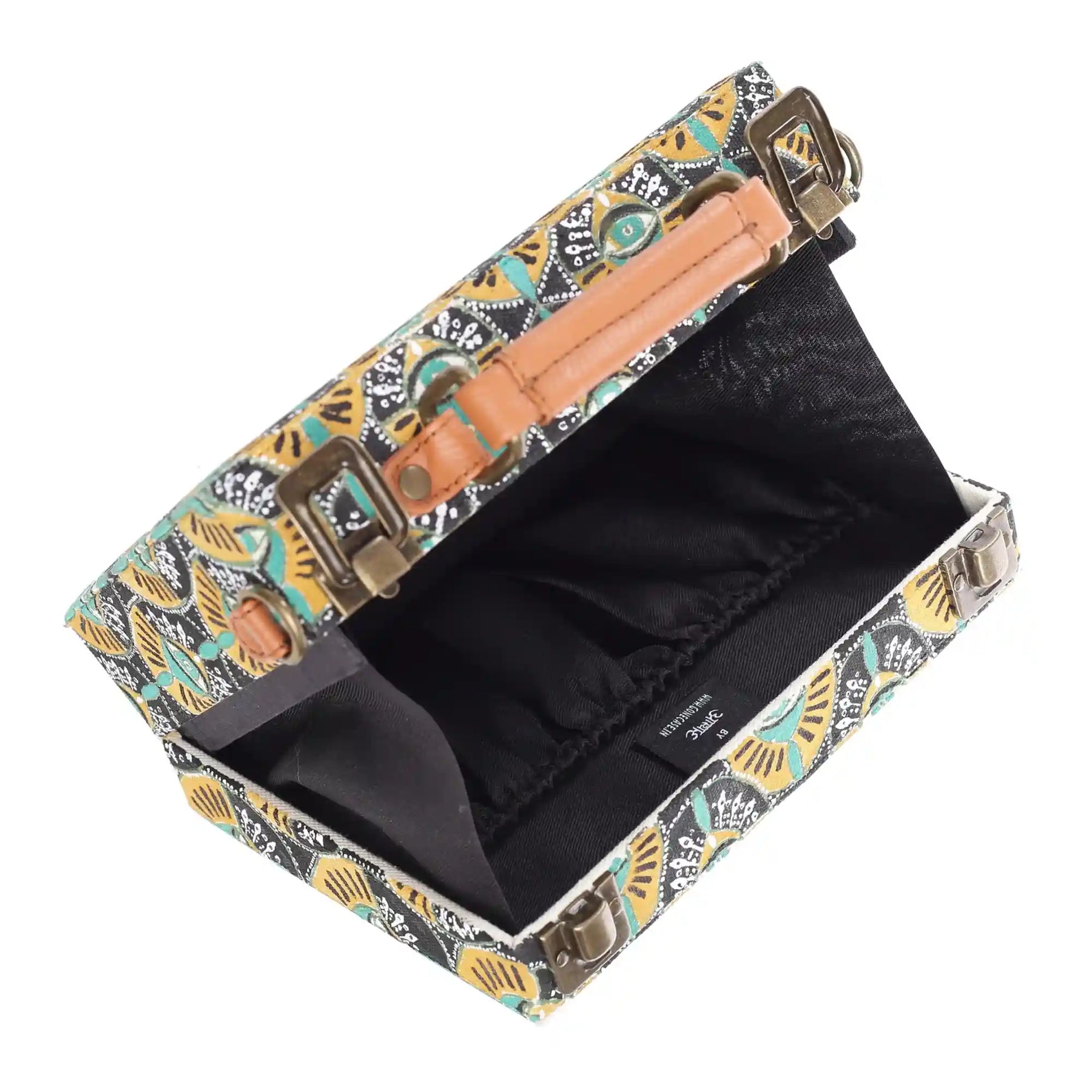 Statement hand painted sling bag main image 0