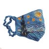 Image of Starry Night Embroidered Mask ,handmade mask, gonecasestore - gonecasestore