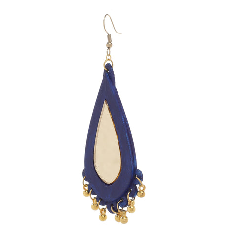Blue Gold Drop Earrings ,Earrings, GoneCase - gonecasestore