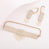 Image of Order online Pearl White Hand Embroidered Wedding Set- gonecase.in