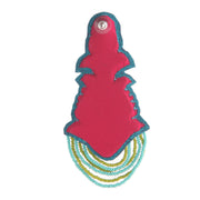 Fish Hand Embroidered Earring