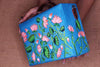 Image of Lotus All Side Handpainted Sling Bag ,sling bag, gonecasestore - gonecasestore