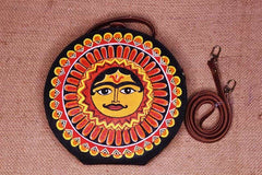 Madhubani Both Side Handpainted Sling Bag ,sling bag, gonecasestore - gonecasestore