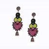 Image of Saroj Pink Embroidered Earrings ,Earrings, gonecasestore - gonecasestore