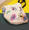 Image of Quirky hand embroidered Mask ,, gonecasestore - gonecasestore