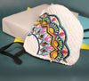Image of Mandala Embroidered Mask ,sling bag, gonecasestore - gonecasestore