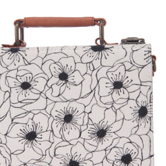 Floral women hand-painted crossbody sling bag