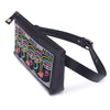 Image of buy online hand embroidered bags, embroidered traveling bags, Anokhi hand embroidered belt bags