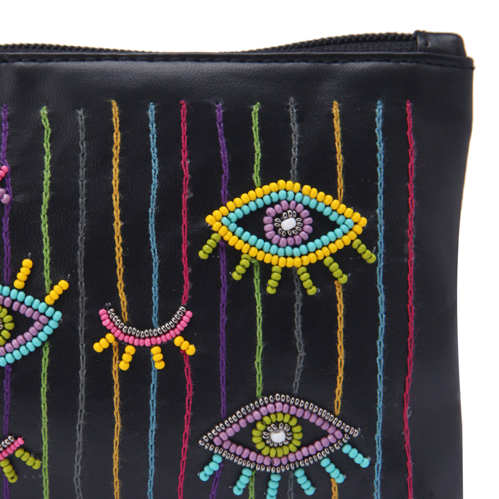 Order Online Evil eye embroidered belt bag- gonecase.in