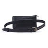 Image of Order online Dhaka Black hand Embroidered Belt Bag- gonecase.in