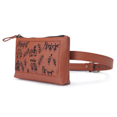 Order online Warli embroidered belt bag- gonecase.in