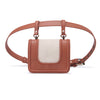 Image of Order online Tan and white belt bag- gonecase.in