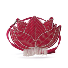 Order online Lotus Wedding Hand embroidered belt bag- gonecase.in 