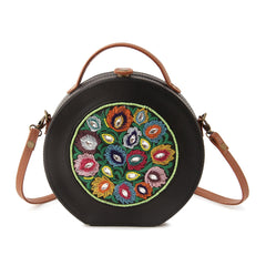 Garden Hand Embroidered Sling Bag ,sling bag, gonecasestore - gonecasestore