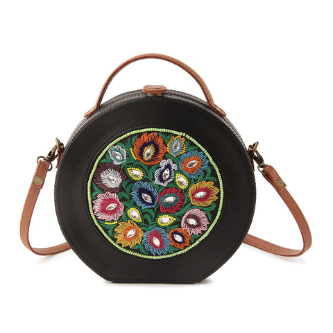Garden Hand Embroidered Sling Bag ,sling bag, gonecasestore - gonecasestore